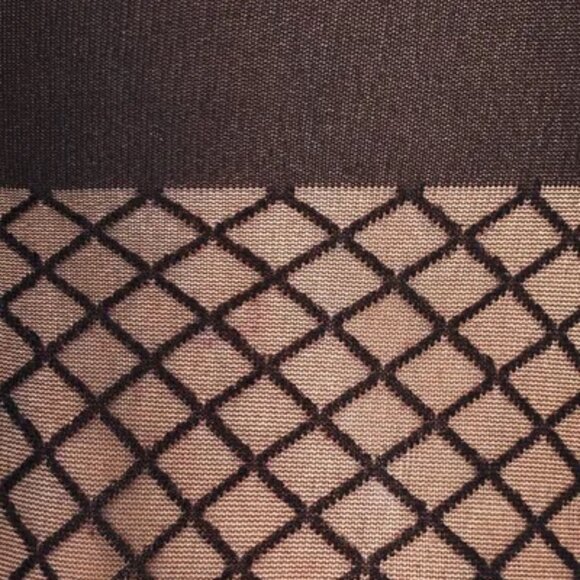 Women's Wolford Intense Net Tights Black Fishnet Glam Size S - Picture 10 of 10